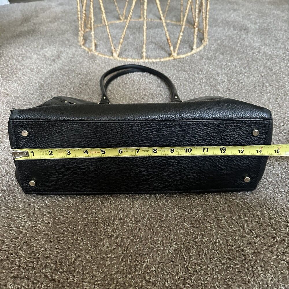 Kate Spade Black Pebbled Leather Tote Bag - Picture 11 of 16